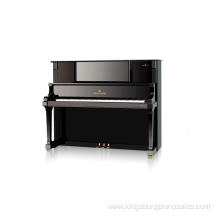 Top mounted vertical grand piano